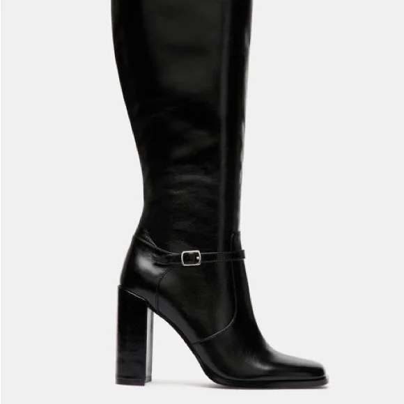 ★Steve Madden★新作★大人気★KAYLAN BLACK PATENT★サンダル KIERAN Black Patent Mule Heel | Women's Heels – Steve Madden